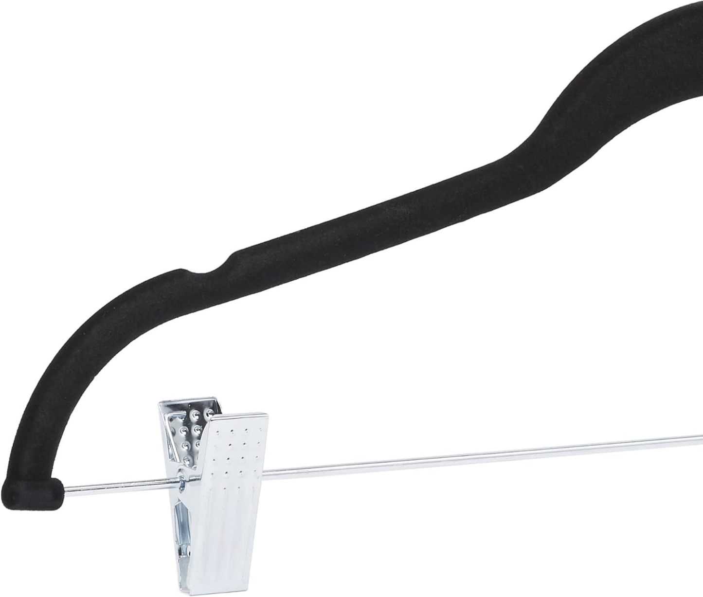 Velvet, Non-Slip Suit Clothes Hangers, Ivory/Rose Gold - Pack of 30