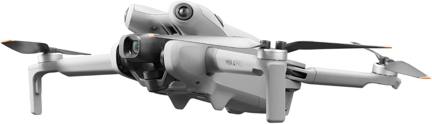 DJI Mini 4 Pro (DJI RC 2), Drones with Camera for Adults 4K, Under 0.549 lbs/249 g, 34 Mins Flight Time, 20km Max Video Transmission Distance, Omnidirectional Vision Sensing, Mini Drone for Beginners