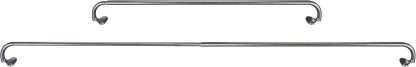 Adjustable Room Darkening Blackout Curtain Rod, 48" to 88", Nickel