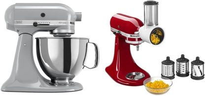 KitchethtnAid Artisan Series 5-Quart Tilt-Head Stand Mixer, Empire Red, KSM150PSER