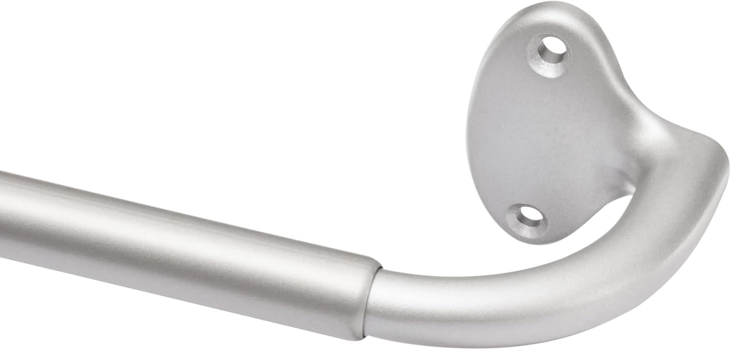 Adjustable Room Darkening Blackout Curtain Rod, 48" to 88", Nickel