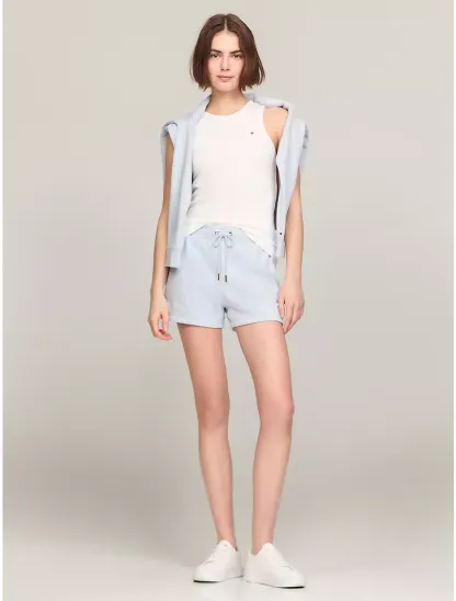 Slim Fit Solid Ribbed Stretch Tank Top