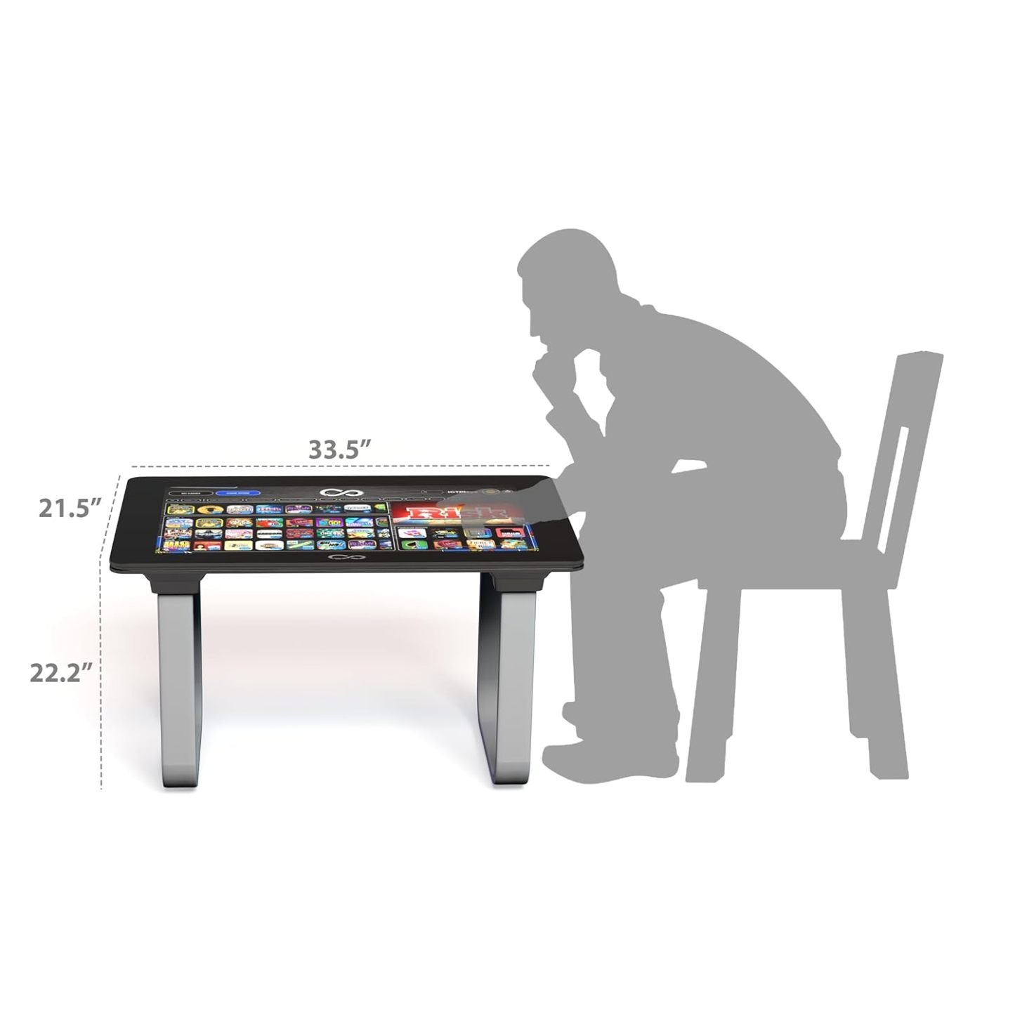 Arcade 1Up 32" Screen Infinity Game Table - Electronic Games