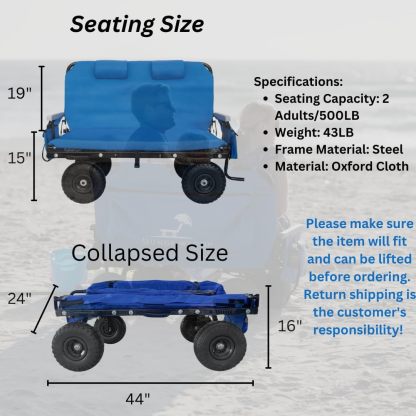 The Wagon That Converts into a 2-Person Chair 
