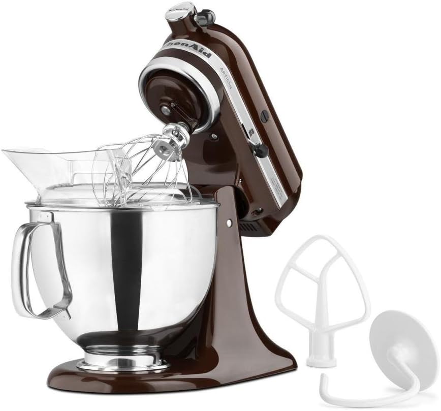 KitchenAid KSMPEXTA Gourmet Pasta Press Attachment with 6 Interchangeable Pasta Plates, White