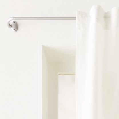 Adjustable Room Darkening Blackout Curtain Rod, 48" to 88", Nickel