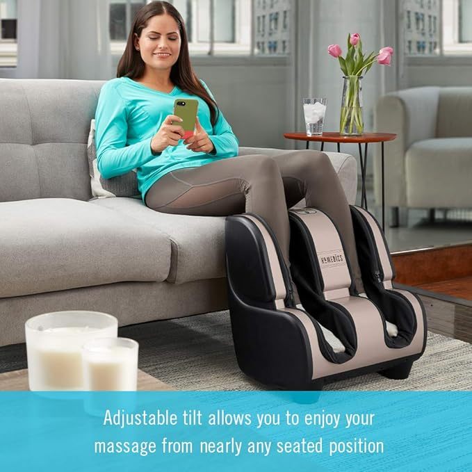 💥QthtVC Last Day Christmas Sale!!!🎉Hothtmedics Therapist Select 2.0 Foot & Calf Massager with Soothing Heat