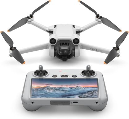 DJI Mini 4 Pro (DJI RC 2), Drones with Camera for Adults 4K, Under 0.549 lbs/249 g, 34 Mins Flight Time, 20km Max Video Transmission Distance, Omnidirectional Vision Sensing, Mini Drone for Beginners