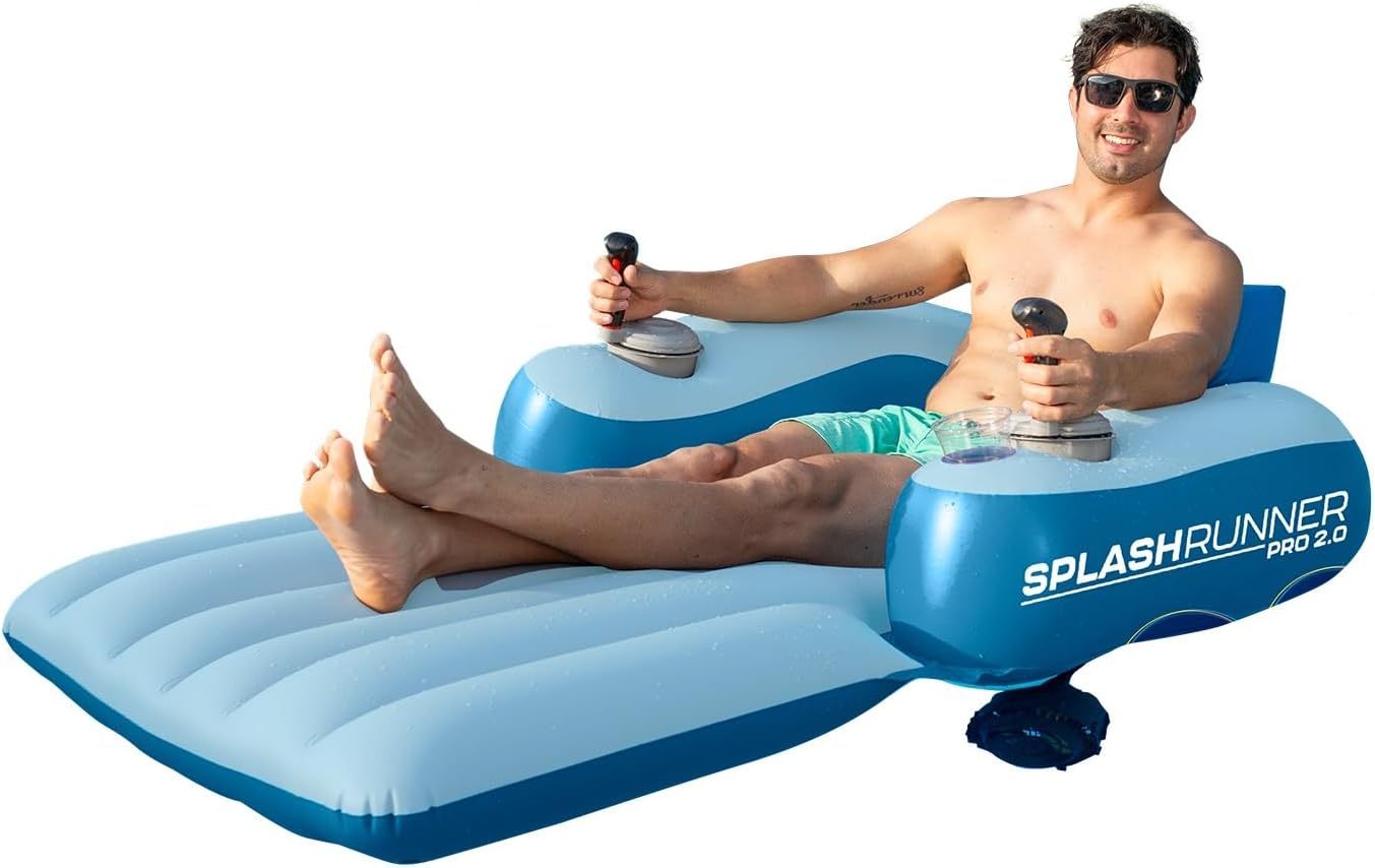 PoolCandy Splash Runner Motorized Pool Lounger