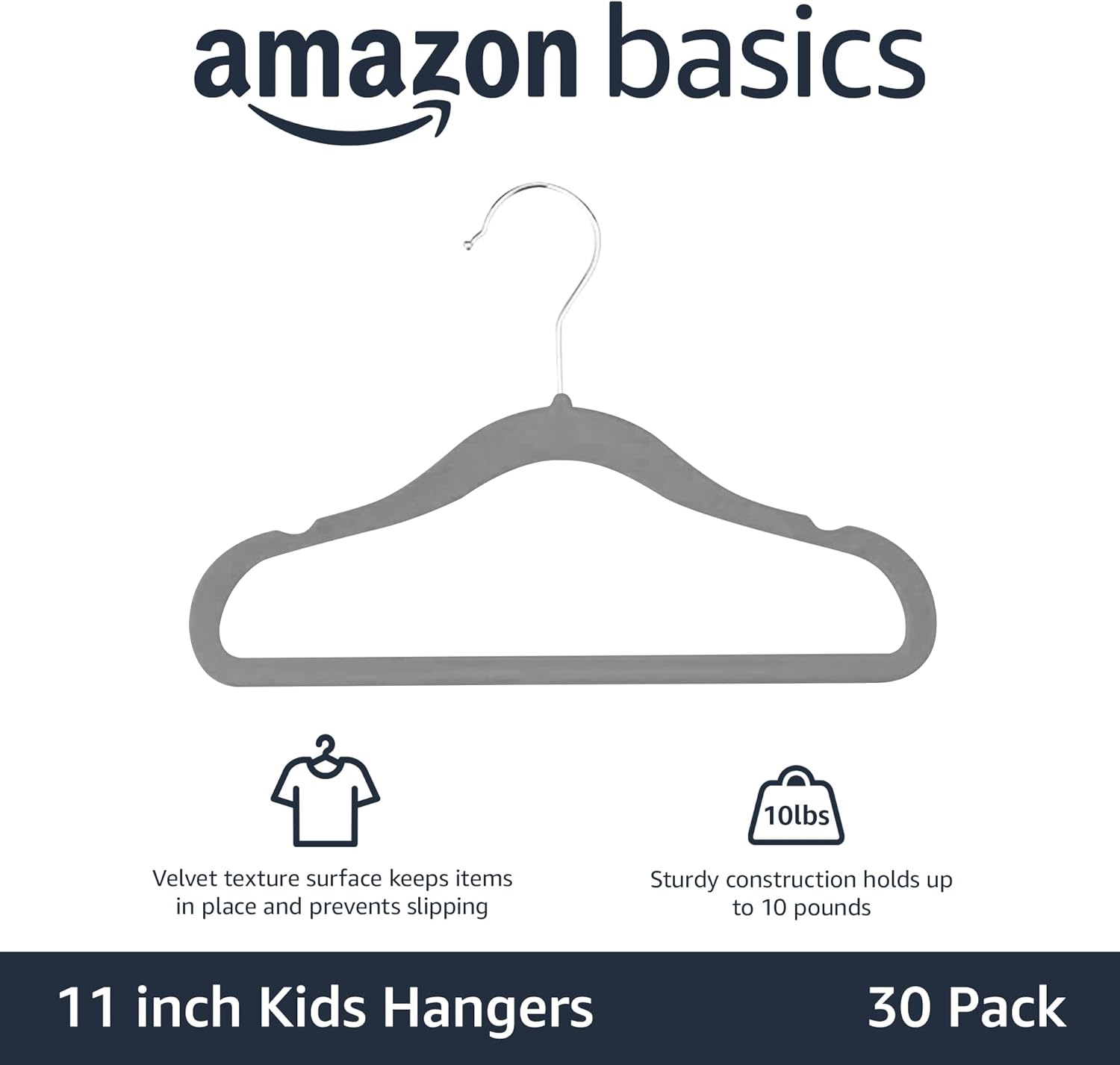 Velvet, Non-Slip Suit Clothes Hangers, Ivory/Rose Gold - Pack of 30