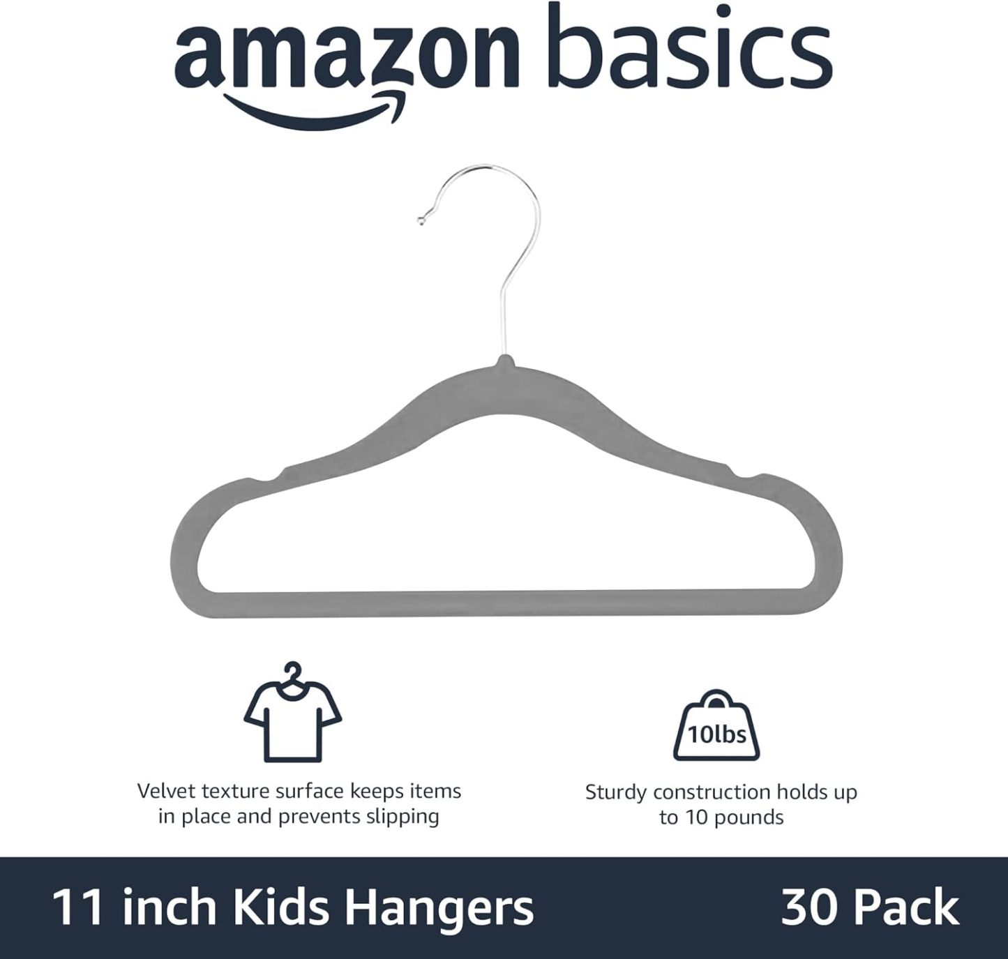 Velvet, Non-Slip Suit Clothes Hangers, Ivory/Rose Gold - Pack of 30