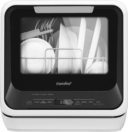 COMFEE' Portable Mini Countertop Dishwasher