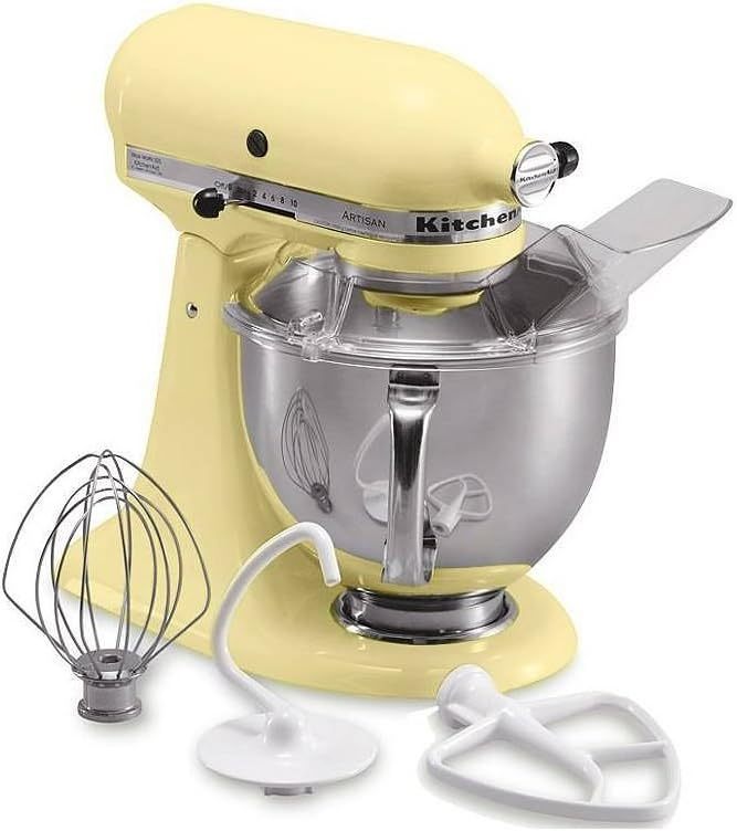 KitchenAid KSMPEXTA Gourmet Pasta Press Attachment with 6 Interchangeable Pasta Plates, White