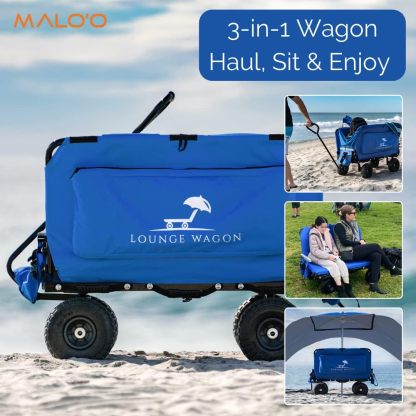 The Wagon That Converts into a 2-Person Chair 