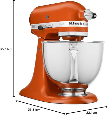 KitchethtnAid Artisan Series 5-Quart Tilt-Head Stand Mixer, Empire Red, KSM150PSER