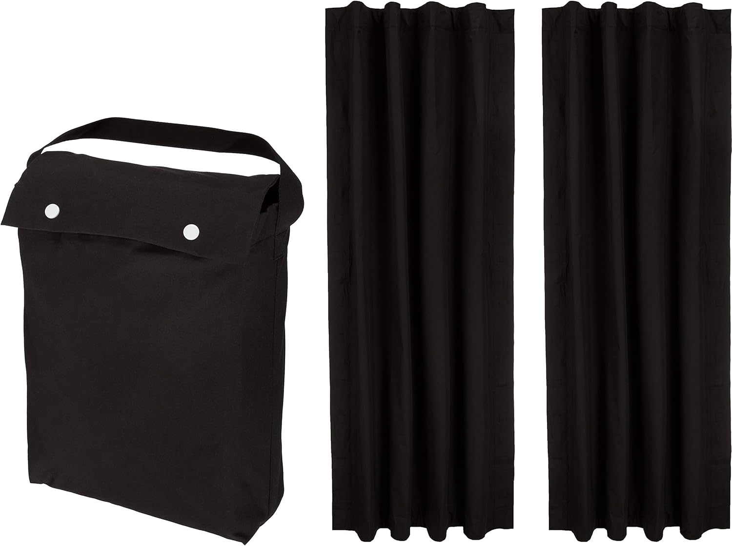 Portable Window Blackout Shades with Suction Cups, Moon and Stars Design, 78 x 50 Inch, 1 Pack