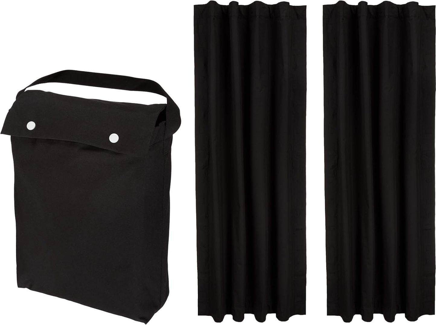 Portable Window Blackout Shades with Suction Cups, Moon and Stars Design, 78 x 50 Inch, 1 Pack