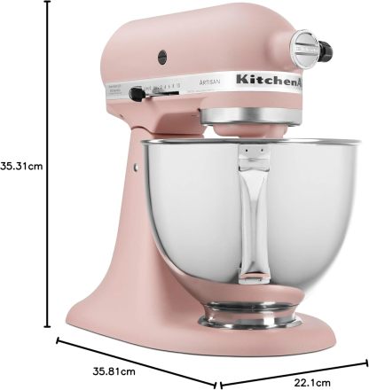 KitchethtnAid Artisan Series 5-Quart Tilt-Head Stand Mixer, Empire Red, KSM150PSER