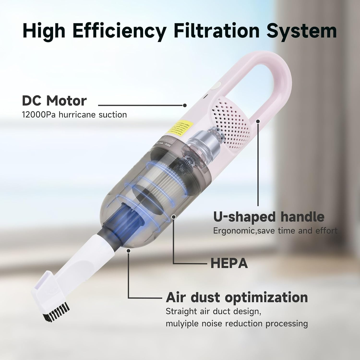 Ultra-Lightweight Mini Portable Vacuums for Home