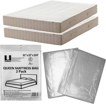 Vacuum Compression Space Saving Storage Bags with Hand Pump, Jumbo, Pack of 6, Clear