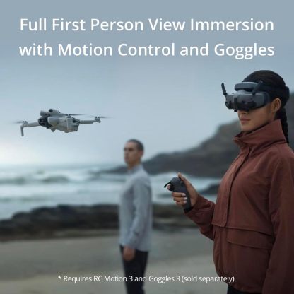 DJI Mini 4 Pro (DJI RC 2), Drones with Camera for Adults 4K, Under 0.549 lbs/249 g, 34 Mins Flight Time, 20km Max Video Transmission Distance, Omnidirectional Vision Sensing, Mini Drone for Beginners