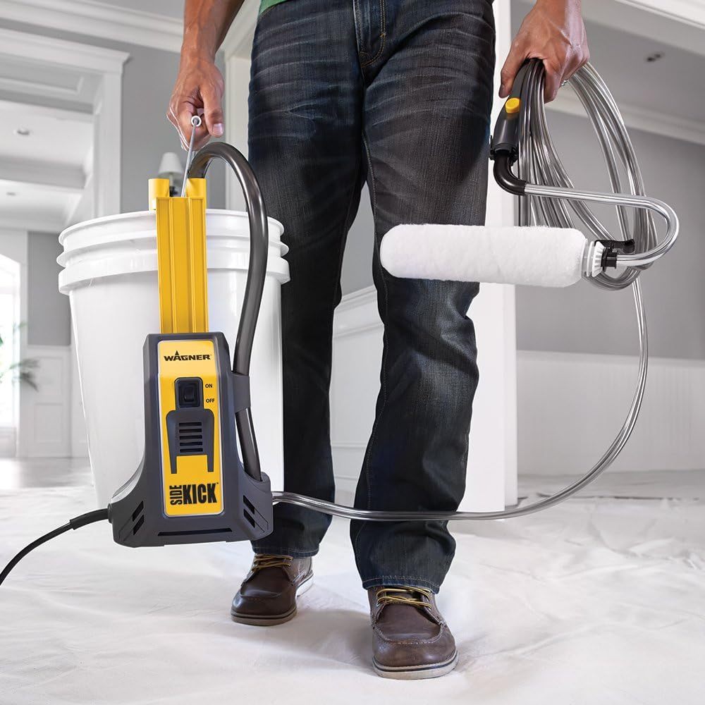 Wagner Spraytech 0530010 SMART Sidekick Paint Roller, Multi-Room Electric Powered Roller, Paint Power Roller, Power Paint Roller