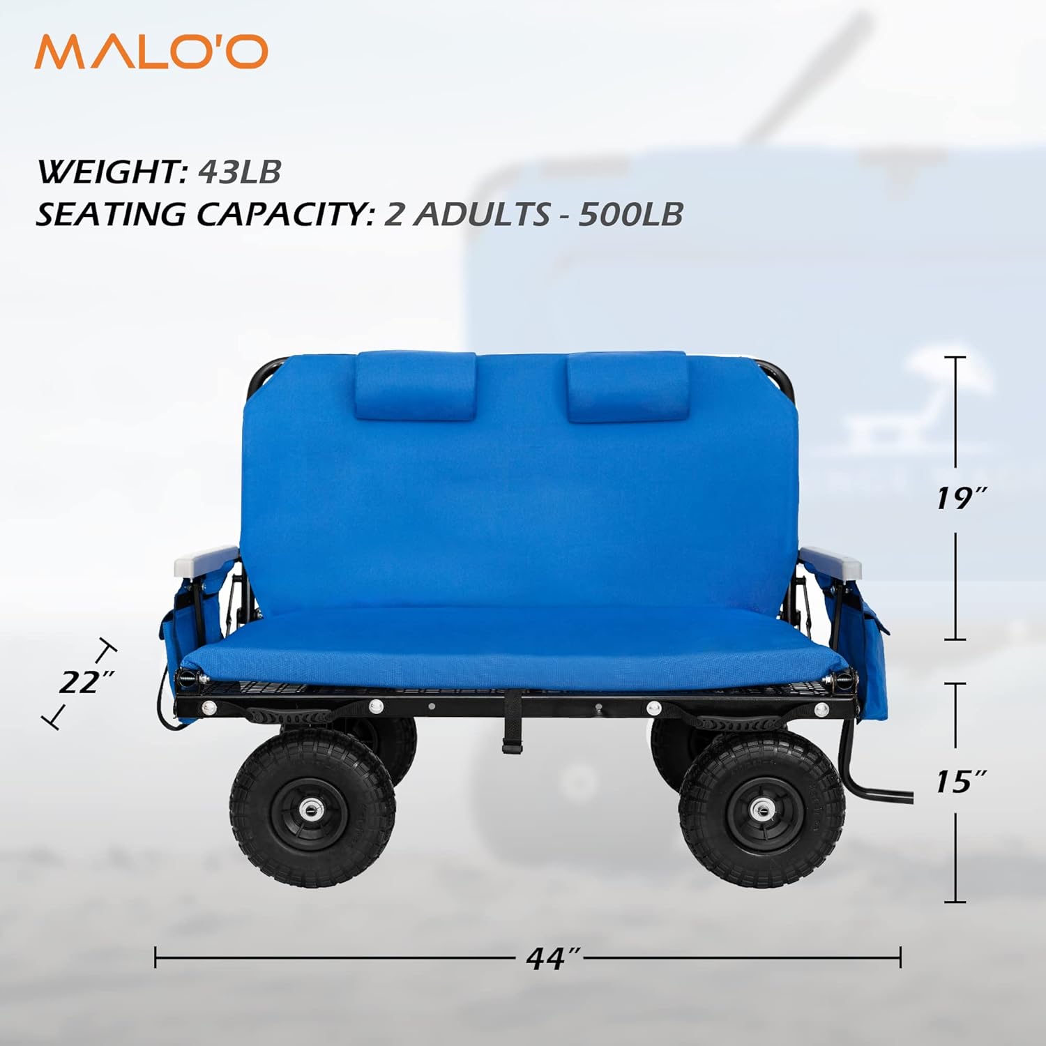 The Wagon That Converts into a 2-Person Chair 