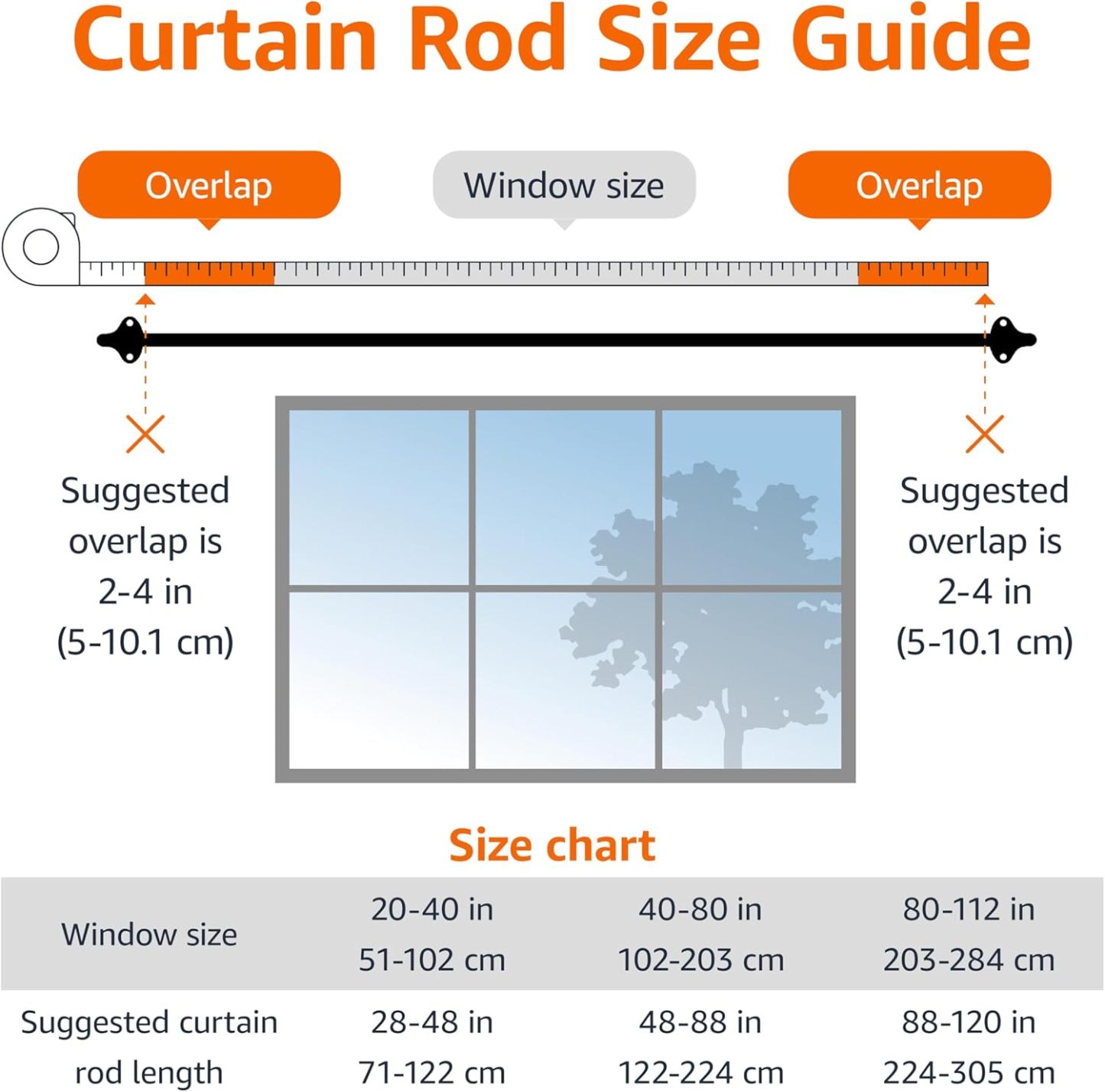 Adjustable Room Darkening Blackout Curtain Rod, 48" to 88", Nickel