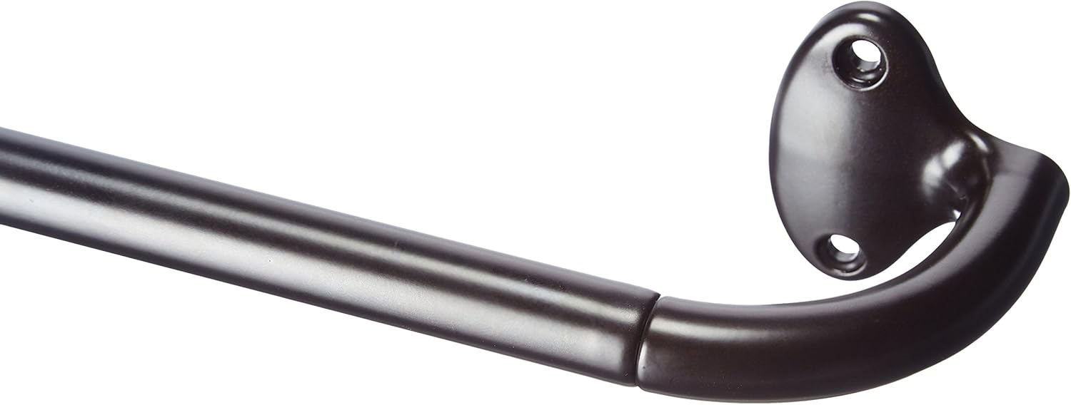 Adjustable Room Darkening Blackout Curtain Rod, 48" to 88", Nickel