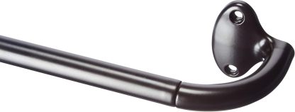 Adjustable Room Darkening Blackout Curtain Rod, 48" to 88", Nickel