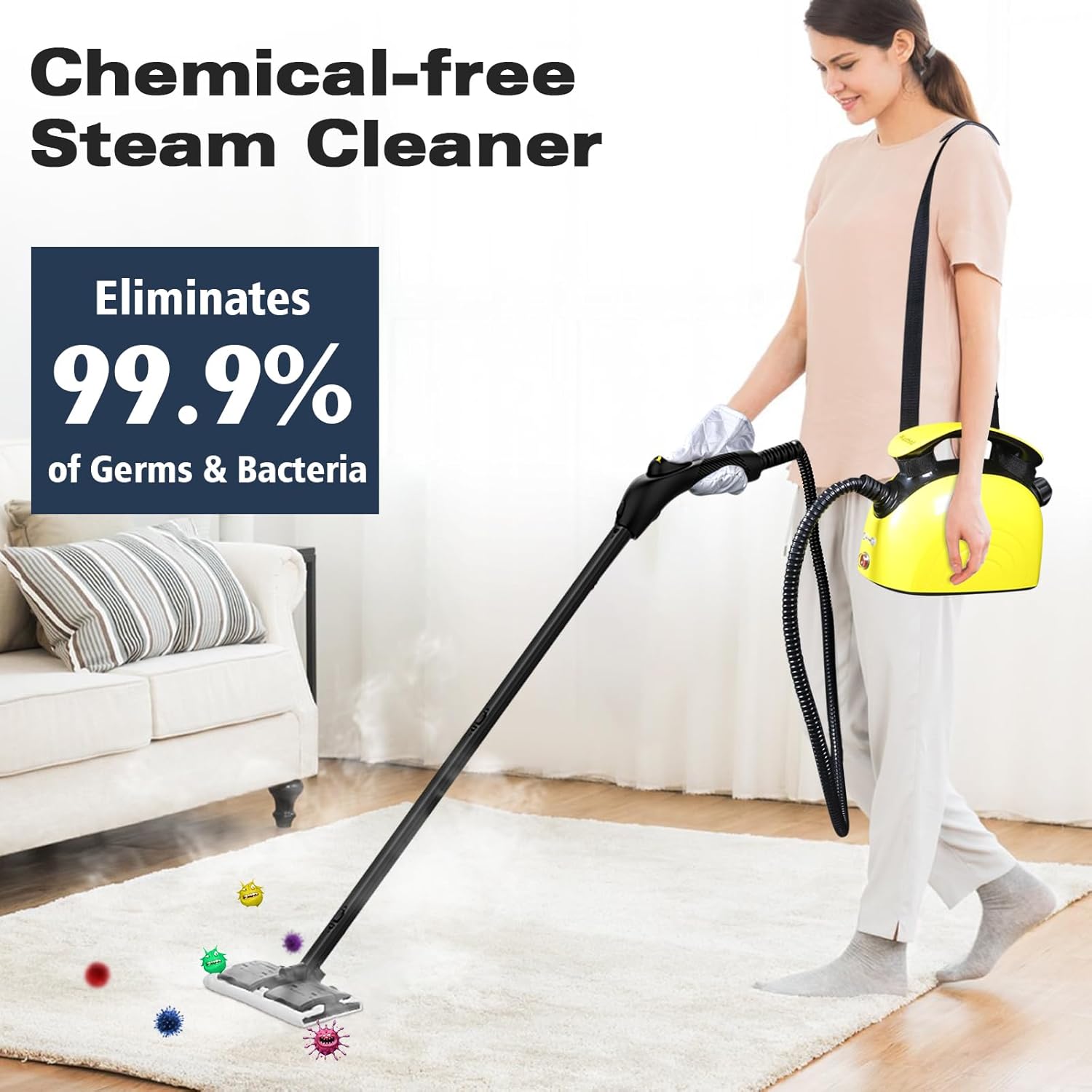 Handheld Steam Cleaner with 21 Accessories