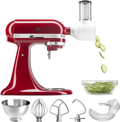 KitchethtnAid Artisan Series 5-Quart Tilt-Head Stand Mixer, Empire Red, KSM150PSER