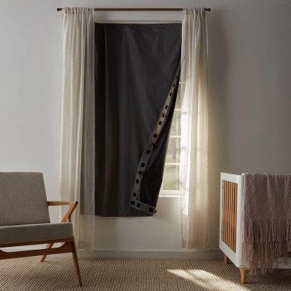 Portable Window Blackout Shades with Suction Cups, Moon and Stars Design, 78 x 50 Inch, 1 Pack
