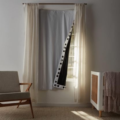 Portable Window Blackout Shades with Suction Cups, Moon and Stars Design, 78 x 50 Inch, 1 Pack