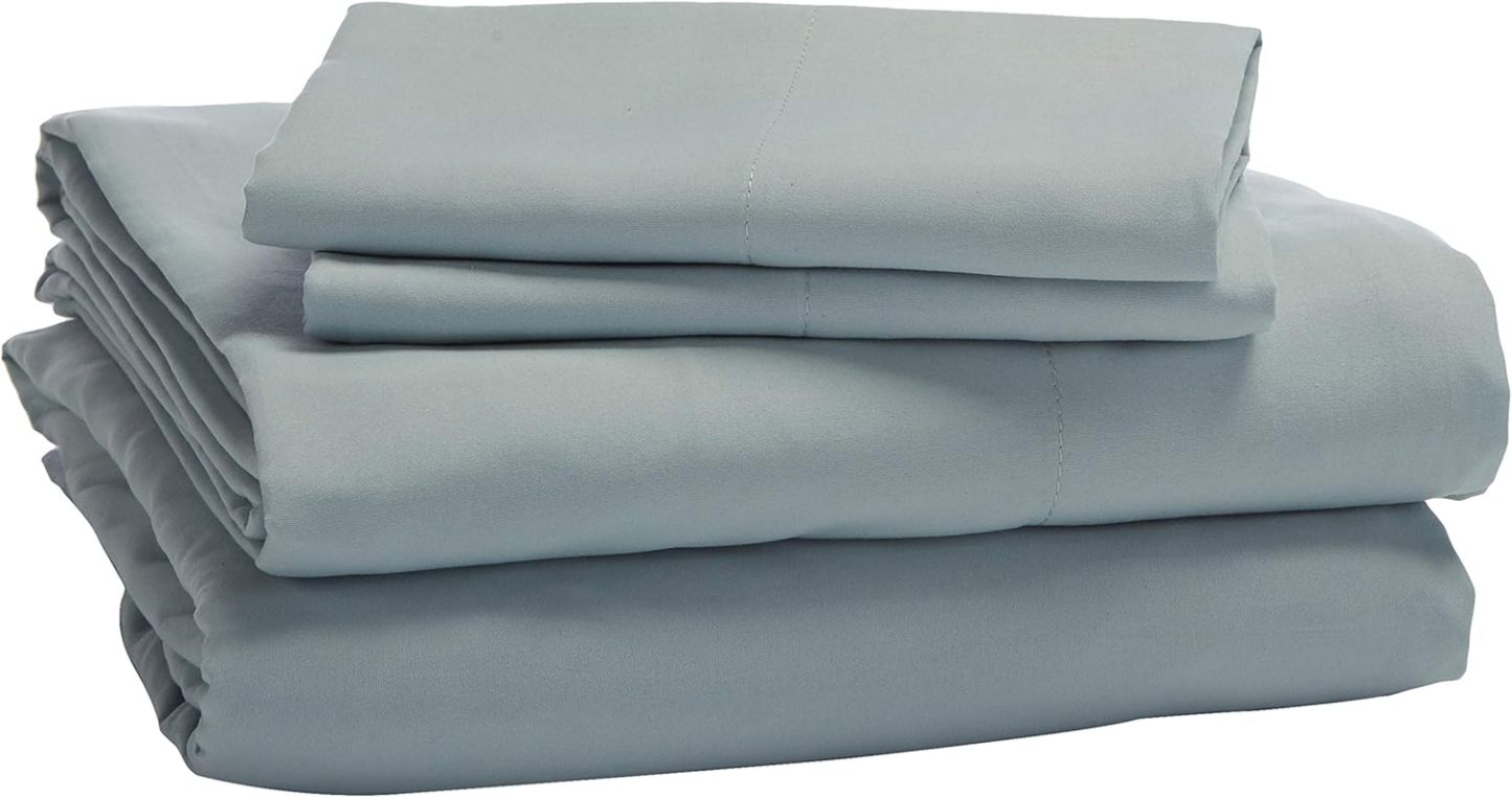 10-Piece Comforter Bedding Set, Full / Queen, Sea Foam Medallion, Microfiber, Ultra-Soft