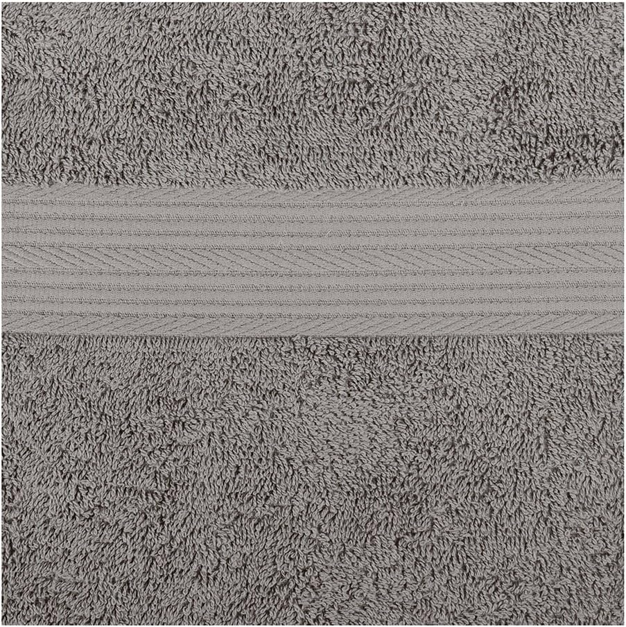 Fade-Resistant Cotton Washcloth - 12-Pack, Black
