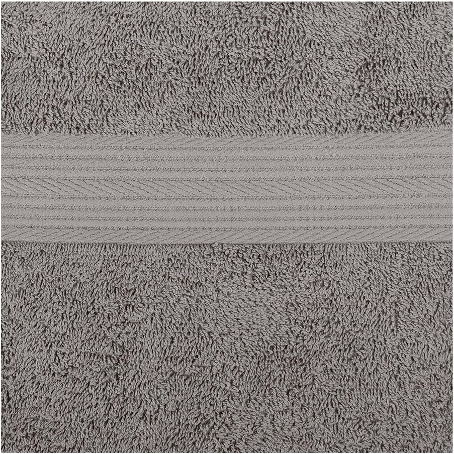 Fade-Resistant Cotton Washcloth - 12-Pack, Black