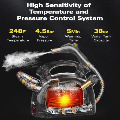 Handheld Steam Cleaner with 21 Accessories