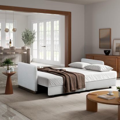 Serta Vail Convertible Sofa, Brown