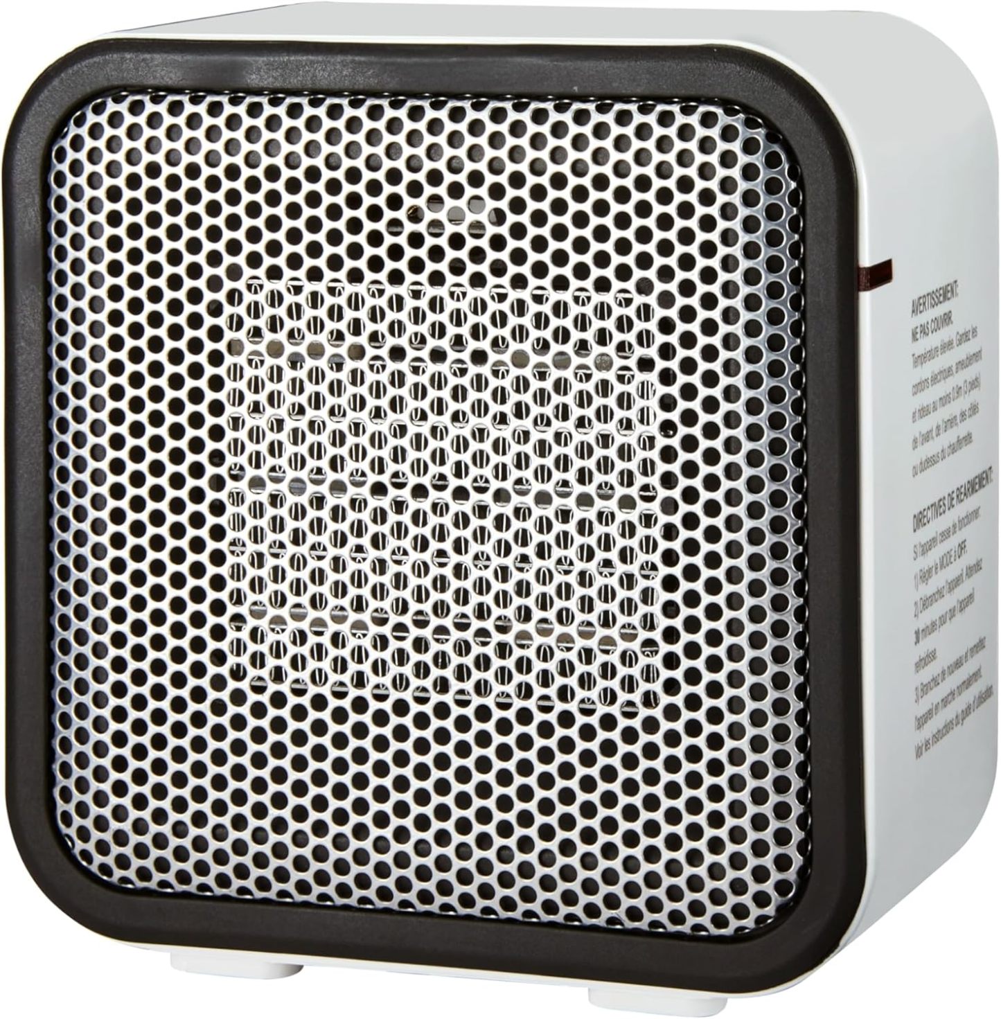 Ceramic Space Heater, Mini Heater for Office Desk, Portable Tent Heater for Camping (Indoor Use), With Tip-Over Protection, Lightweight (1.4 LBS), Pink, 5.8"D x 3.4"W x 6"H