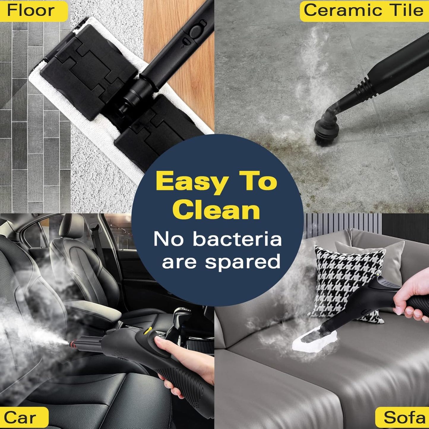 Handheld Steam Cleaner with 21 Accessories