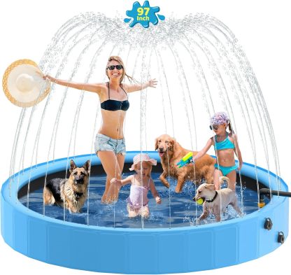 Foldable Pool with Sprinkler