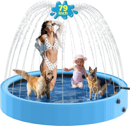 Foldable Pool with Sprinkler