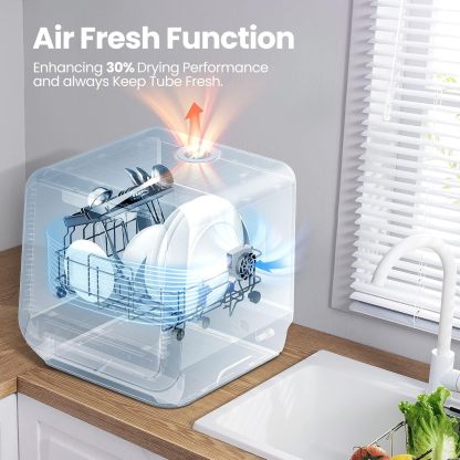 COMFEE' Portable Mini Countertop Dishwasher