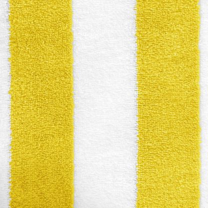 100% Cotton Terry Absorbent Cabana Stripe Pool & Beach Towel, Soft & Large, 2-Pack, Navy Blue, 30 in x 60 in