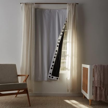 Portable Window Blackout Shades with Suction Cups, Moon and Stars Design, 78 x 50 Inch, 1 Pack