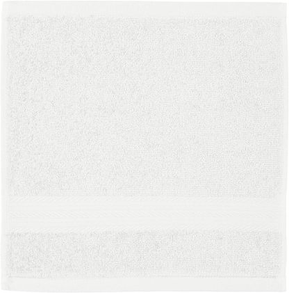 Fade-Resistant Cotton Washcloth - 12-Pack, Black