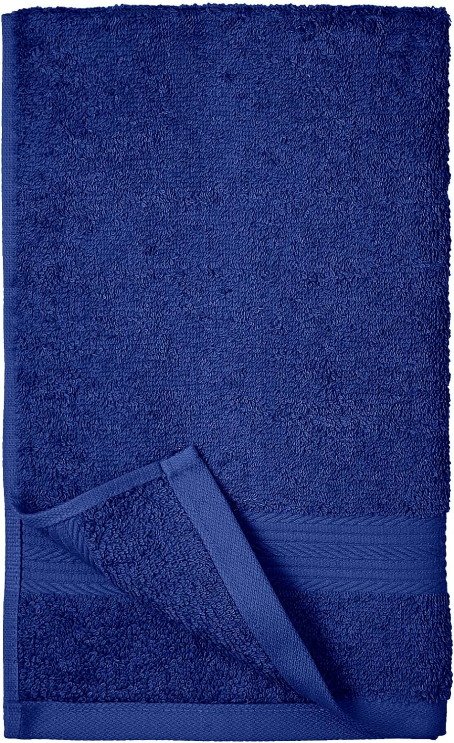Fade-Resistant Cotton Washcloth - 12-Pack, Black