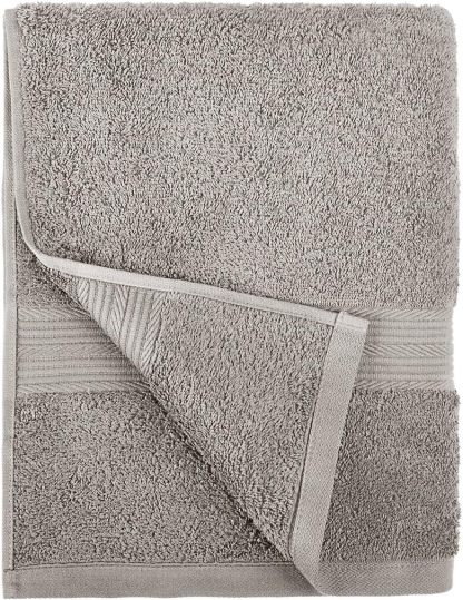 Fade-Resistant Cotton Washcloth - 12-Pack, Black