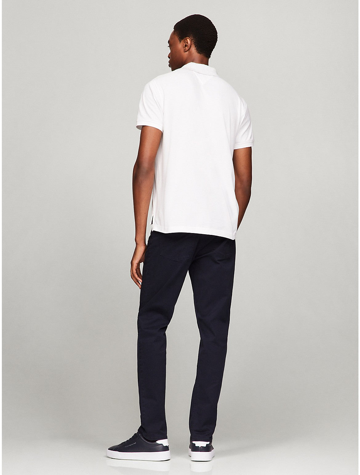 Tothtmmy Hilfigthter Men's Under Collar Tipped Regular Fit Polo